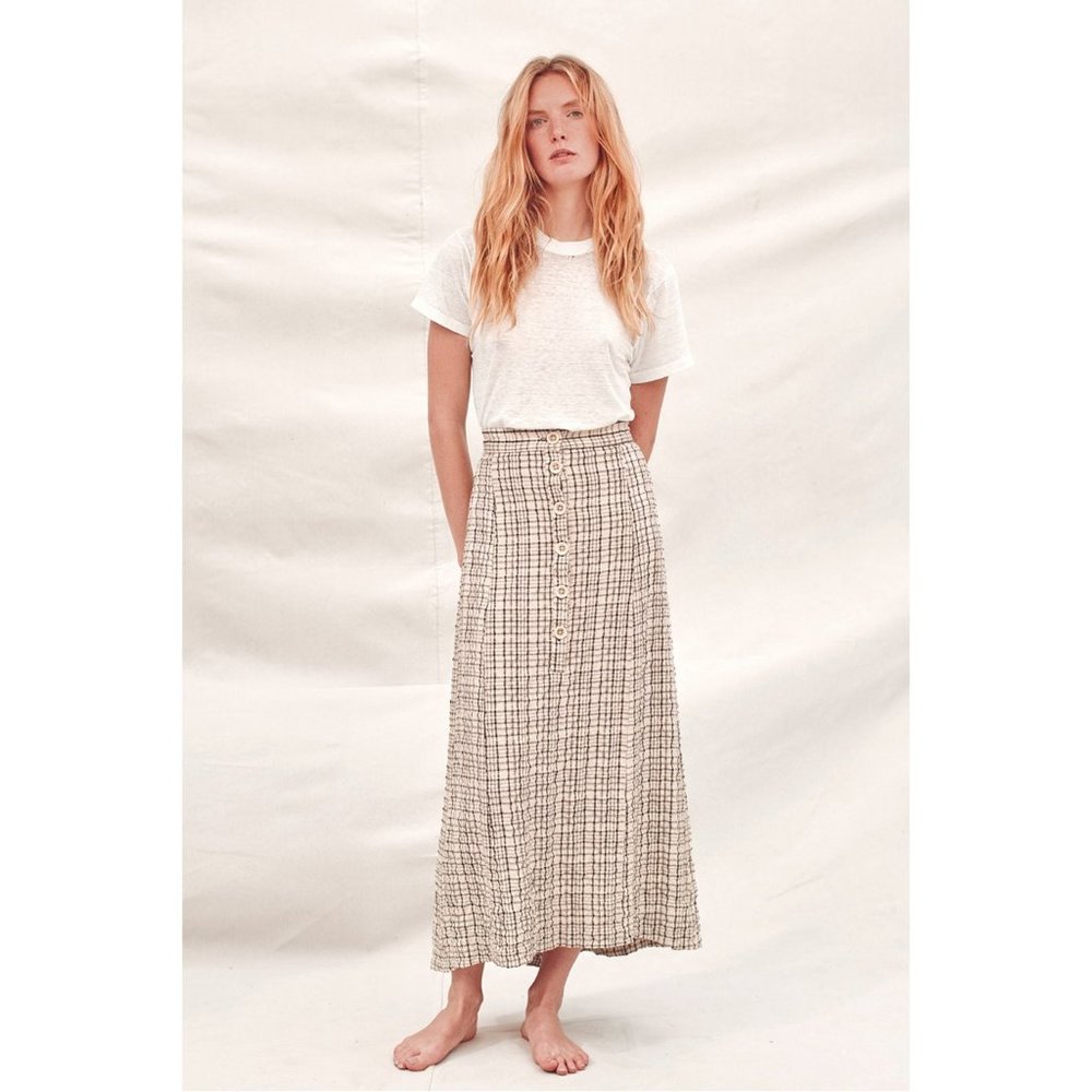 Christy Dawn Ida Skirt in Night Plaid